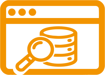 datenbanken Piktogramm Weltkugel